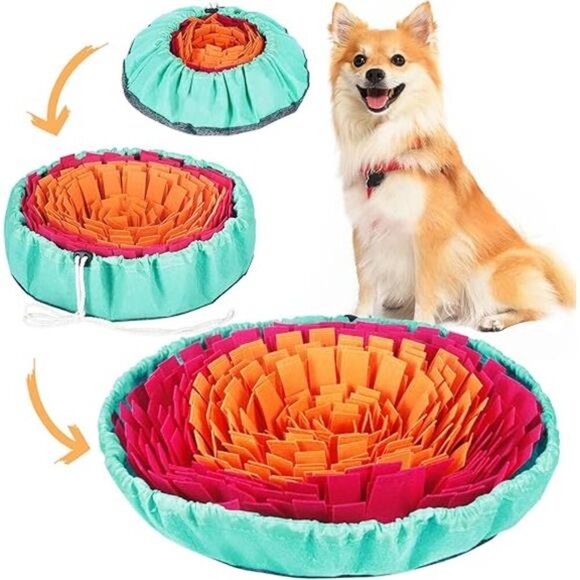 Snuffle Mat for Dogs, Interactive Sniff Mat for Slow Eating and Keep Busy - Picture 7 of 7
